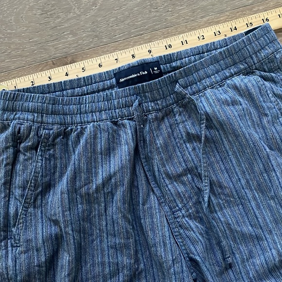 NWOT Abercrombie & Fitch Men’s Cotton Striped Shorts size medium - Picture 5 of 8